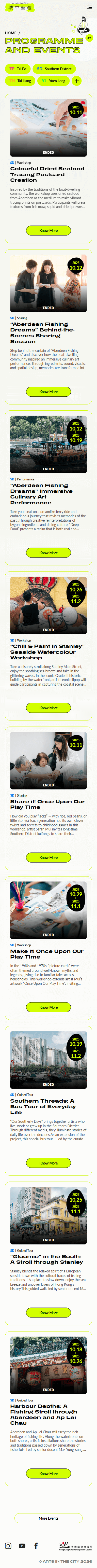 Programme And Events