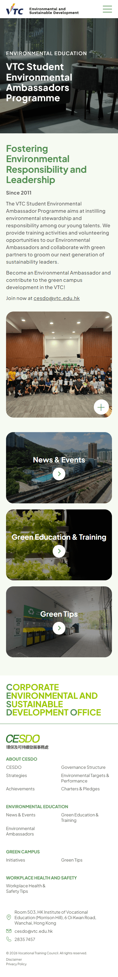 Ambassadors Programme