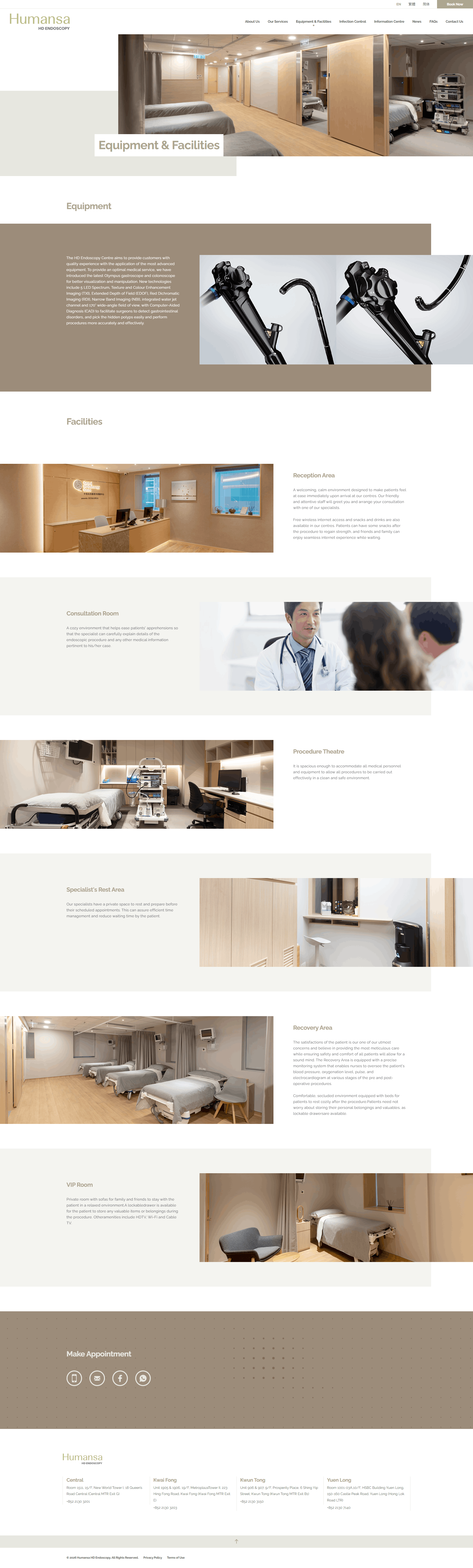 Equipment Facilities