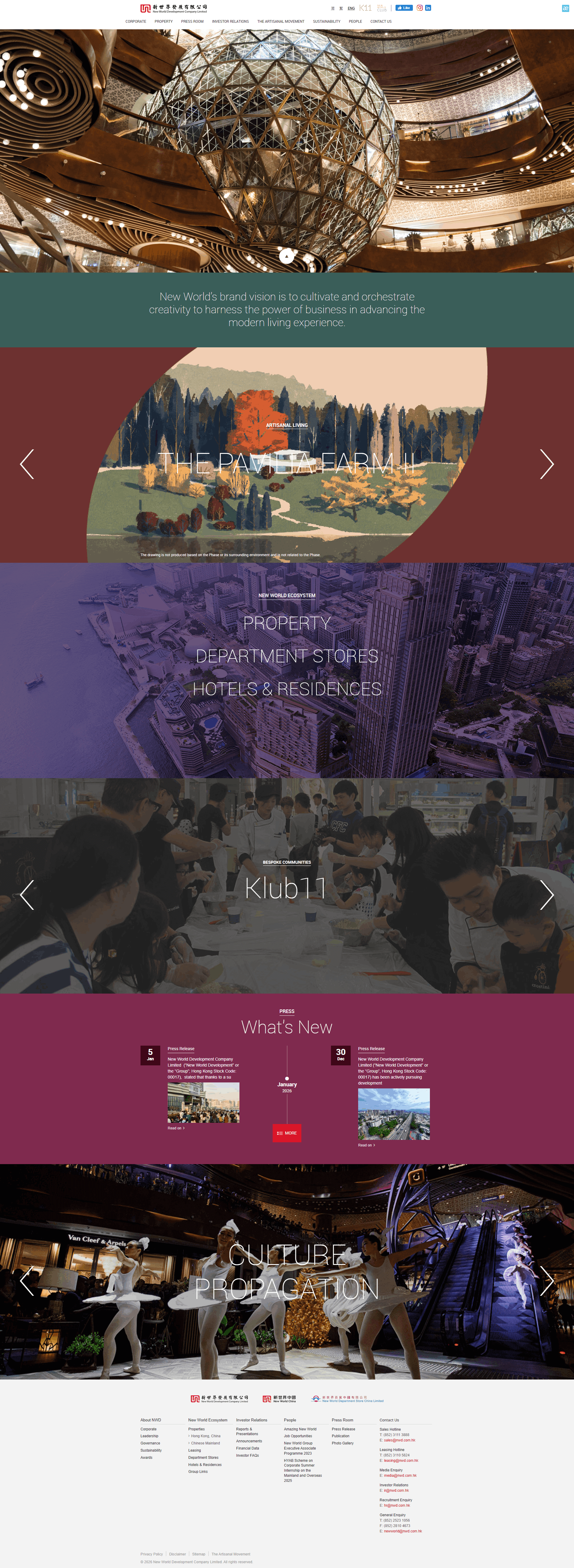 NWD Official Website (CMS) preview